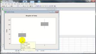 Skewness and Kurtosis in Minitab [upl. by Ahsatel]