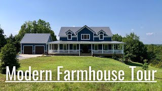 Modern Farmhouse Home Tour Buildyourownhouse [upl. by Iana630]