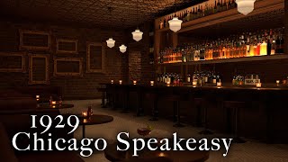 1929 Chicago Speakeasy ASMR Ambience of Golden Age Radio amp Bar Sounds for Studying Relaxing [upl. by Sseb]