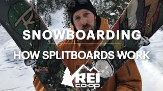 How Splitboards Work  REI [upl. by Norrek883]