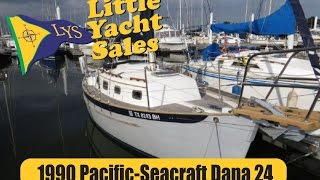 SOLD Pacific Seacraft Dana 24 Sailboat for sale at Little Yacht Sale Kemah Texas [upl. by Nylirahs]