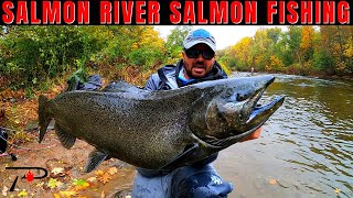 Salmon Fishing New Yorks World Famous Salmon River [upl. by Arturo252]