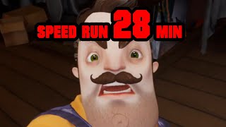 HELLO NEIGHBOR 2 FULL GAME SPEEDRUN [upl. by Etna]