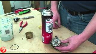 How to Clean a 4Cycle Engine Carburetor [upl. by Destinee]