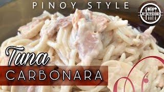 HOW TO MAKE CREAMY TUNA CARBONARA  EASY RECIPE amp PROCEDURE  LD’s kitchen [upl. by Aliahs661]