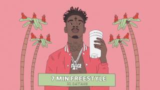 21 Savage  7 Min Freestyle Official Audio [upl. by Retsevlys]