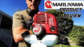 Maruyama product review brush cutter trimmer [upl. by Teilo357]