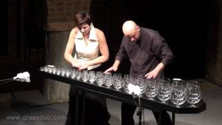 J S Bach  Toccata and Fugue in D minor on the glass harp музыкальные бокалы [upl. by Aleicarg516]