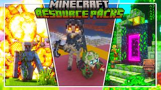 18 Best Minecraft 121 ResourceTexture Packs︱121  116︱Optifine amp IrisSodium [upl. by Eslehc]