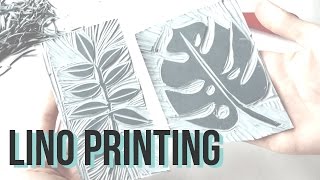 Lino Printing  Tutorial [upl. by Airbas505]