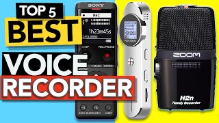 ✅ TOP 5 Best Voice Recorder  Digital Audio Guide Today’s Top Picks [upl. by Nicram]