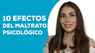 10 Efectos del maltrato psicológico [upl. by Haya377]