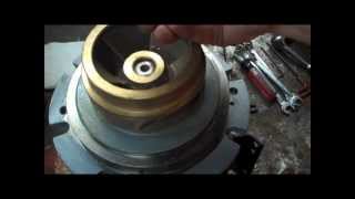 Pump seal change installation repair how to tutorial rebuild close coupled motor mounted 4380 1531 [upl. by Wadleigh393]