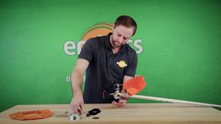 Tutorial  STIHL Freischneider MontageDemontage Fadenkopf Grasschneideblatt [upl. by Nospmis]