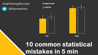 Ten Statistical Mistakes in 5 Min [upl. by Ear]