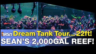 A 2000gal SPS Dominant Reef Tank Tour in Minnesota The BIGGEST inhome saltwater tank on BRStv [upl. by Stempien568]