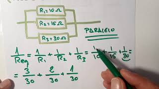 CÁLCULO DE RESISTENCIA EQUIVALENTE SERIE Y PARALELO [upl. by Audwen419]