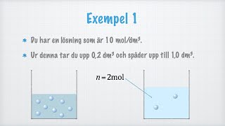 Spädning av lösningar [upl. by Hock]