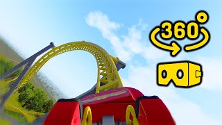 🎢EXTREME ROLLER COASTER 360°  VR Video [upl. by Nareht]