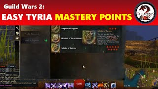 Guild Wars 2 Easiest Central Tyria Mastery Points to Get All 49 Required Ones [upl. by Rebmat]