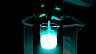 Using luminol to make a glowing waterfall [upl. by Nathanael]