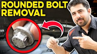 How To Remove A Rounded Nut Or Bolt Without An Impact Wrench [upl. by Karola930]