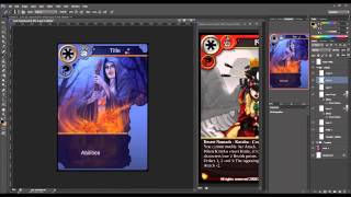 How to Create Trading Cards in Photoshop [upl. by Atterg]