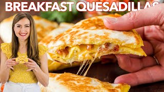 Breakfast Quesadillas Recipe  3 Easy Ways [upl. by Merl]