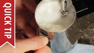 How to AutoFroth Milk for Lattes [upl. by Lorrimor913]