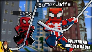 The quotULTIMATEquot Spiderman Mod  Minecraft Legends v713  Modded Race [upl. by Berey]