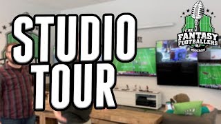 The Fantasy Footballers Podcast Studio Tour [upl. by Bravar]