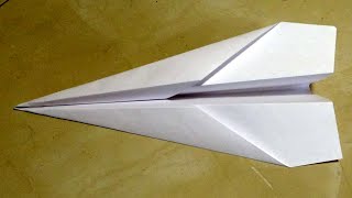 Como hacer un Avión de papel que vuela mucho  aviones de papel [upl. by Boorer]