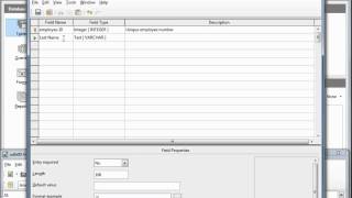 LibreOffice Base 01 Create a Database Create a Table [upl. by Tound415]