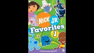 Opening To Nick Jr FavoritesVolume 1 2005 DVD [upl. by Hagep]