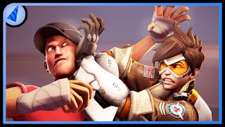 Overwatch vs TF2 SFM [upl. by Noiz630]