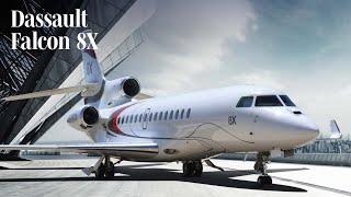 Dassault Falcon 8X Business Jet Interior Spotlight – AIN [upl. by Steel]