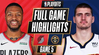 6 TRAIL BLAZERS at 3 NUGGETS  FULL GAME HIGHLIGHTS  June 1 2021 [upl. by Swithbart]