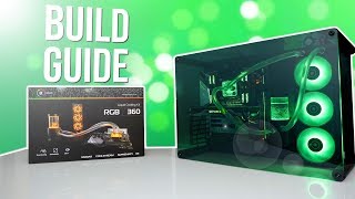 How To Build A Water Cooled PC  EK RGB Liquid Cooling Kit [upl. by Mosira]