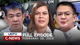 UNTV CNEWS  February 20 2025 [upl. by Leiser]