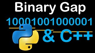 Binary Gap in Python and C Codility Solutions Lesson 1 [upl. by Chapa]