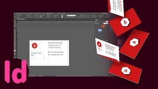 Eigene Visitenkarte erstellen  Make It with InDesign CC Tutorial Episode 6 [upl. by Hyams135]