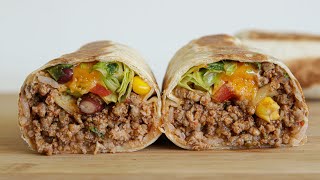 Beef Burrito Recipe [upl. by Valerlan]