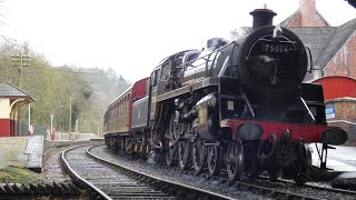 2024 02 03 Churnet Valley Railway 75014 [upl. by Zarla]