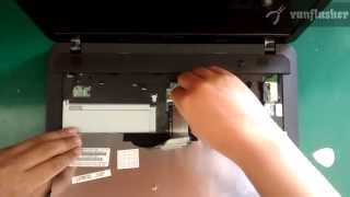 How to Replace Toshiba Satellite C800 C800D L840 C840 M840 Keyboard [upl. by Aiek]