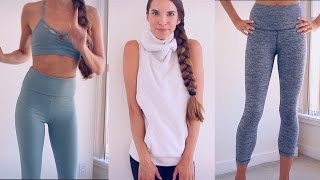 YOGAWORKOUT CLOTHING HAUL TRY ON [upl. by Marquardt]