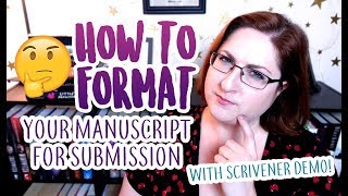 Proper Manuscript Formatting Microsoft WordScrivener demo [upl. by Kriste60]