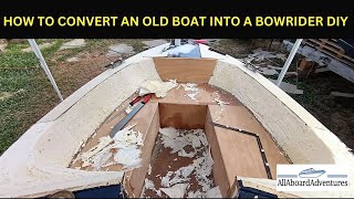 Boat conversion into Bowrider [upl. by Jarrow467]