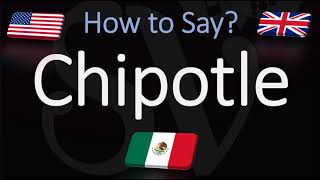 How to Pronounce Chipotle CORRECTLY Mexican Grill Pronunciation [upl. by Felicie150]