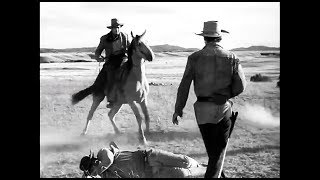 John Waynes Coolest Scenes 6 First Gunfight quotRed Riverquot 1948 [upl. by Cordier]