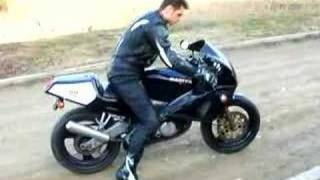 Cagiva mito I 125ccm 2stroke accelerating [upl. by Novyad]